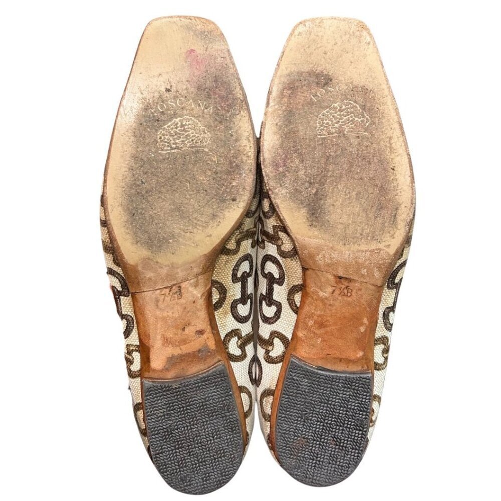 Gucci Canvas Bamboo Horsebit Flats – Size 7.5 - Picture 5 of 7